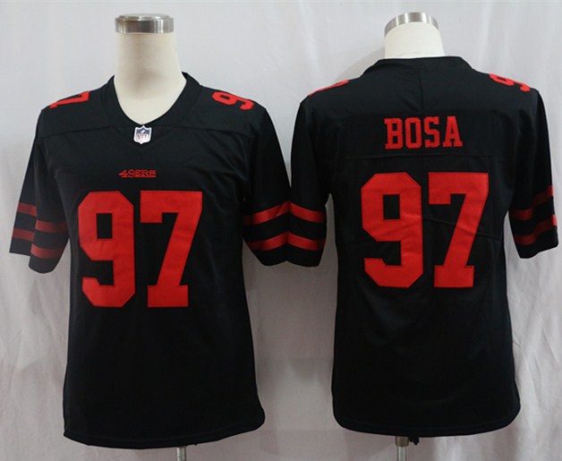 Men's San Francisco 49ers #97 Nick Bosa Jersey Black